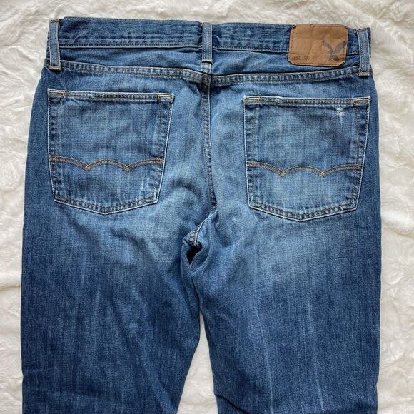 American Eagle Outfitter’s Original Straight Denim Jeans - Men’s 34x30 - Picture 3 of 10